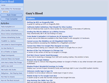 Tablet Screenshot of garyshood.com